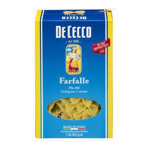 DeCecco Farfalle Pasta
