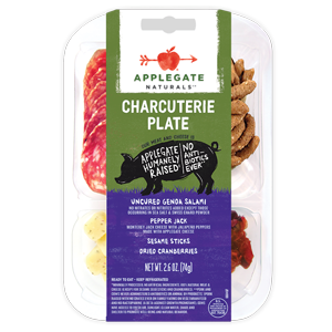 Applegate Charcuterie Plate - Salami & Pepper Jack