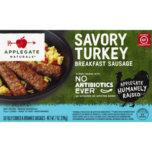 Applegate Farms Breakfast Savory Turkey Sausage
