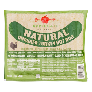 Applegate Farms Turkey Hot Dogs - Gluten Free