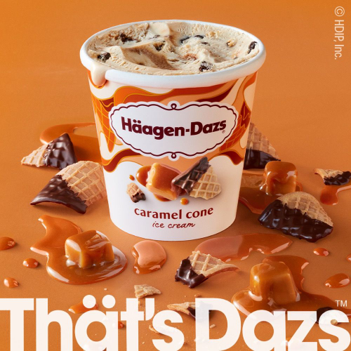 Haagen Dazs Caramel Cone, 14 oz | Yummy.com - Online Grocery