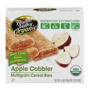 Health Valley Organic Cereal Bar - Apple