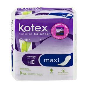 Kotex Overnight Pads