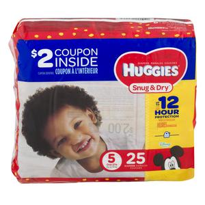 Huggies Diapers #5 Over 27 lbs