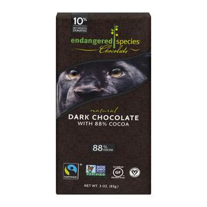 Endangered Species Dark Chocolate 88%