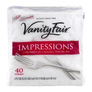 Vanity Fair Dinner Napkins