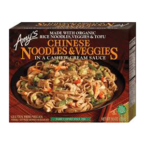 Amys Chinese Noodles & Veg in Cashew Cream Sauce