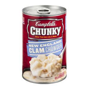 Chunky Campbells NE Clam Chowder Soup