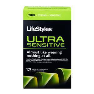 Lifestyles Sensitive Lube Condom