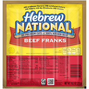 Hebrew National Hot Dogs