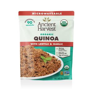 Ancient Harvest - Ready to Heat Quinoa with Lentils