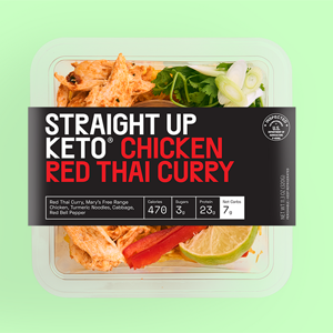 Straight Up Keto - Chicken Red Thai Curry