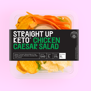Straight Up Keto - Chicken Caesar Salad