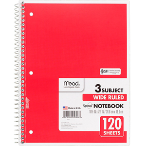Notebook - 3 Subject