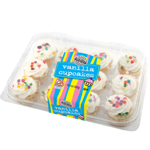 Two Bite Cupcakes - Vanilla with Sprinkles