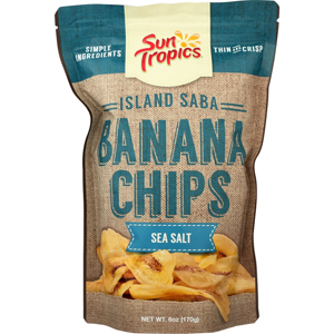 Sun Tropics Dried Banana Chips - Sea Salt