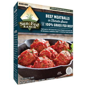 Sun Fed Ranch Grass Fed Beef Meatballs