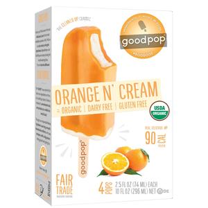 Good Pop Frozen Bars - Orange & Cream