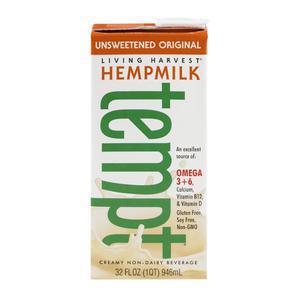Living Harvest Tempt Hemp Milk - Orig Unsweetened