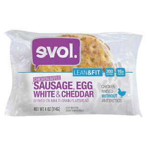 Evol Breakfast Sandwich - Chicken Apple Sausage & Egg White