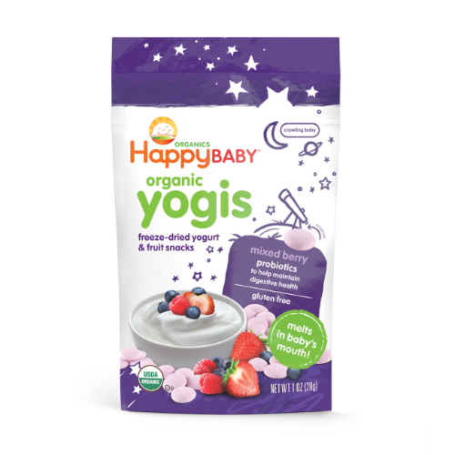 Happy Baby Yogis - Organic Mixed Berry Freeze Dried Yogurt, 1 oz