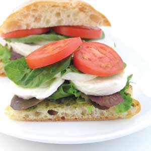 Mozzarella and Pesto